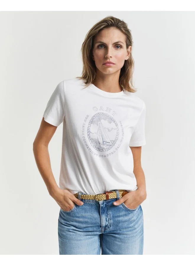 GANT Gant Regular Graphic Ss T-Shirt