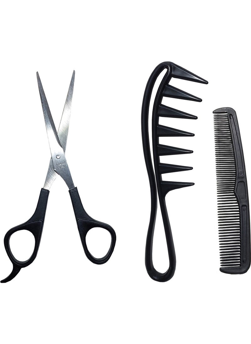 Paradise Opening Comb and Scissors Set 3 Pieces 