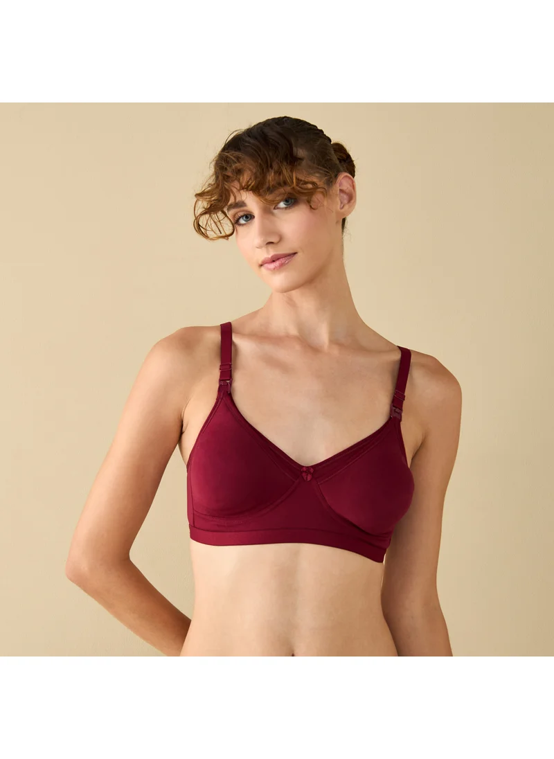 FAV Nursing Bra with Hook and Eye Closure