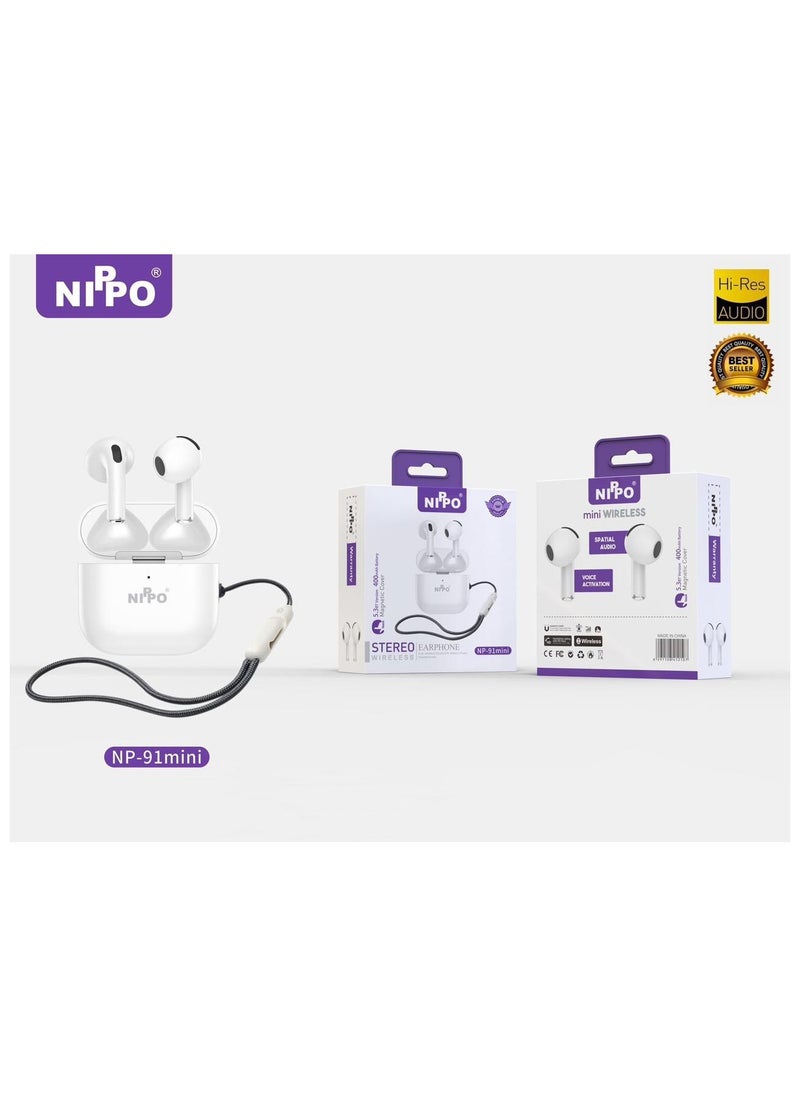 Nippo Nippo Wireless Stereo Headset NP-91mini 