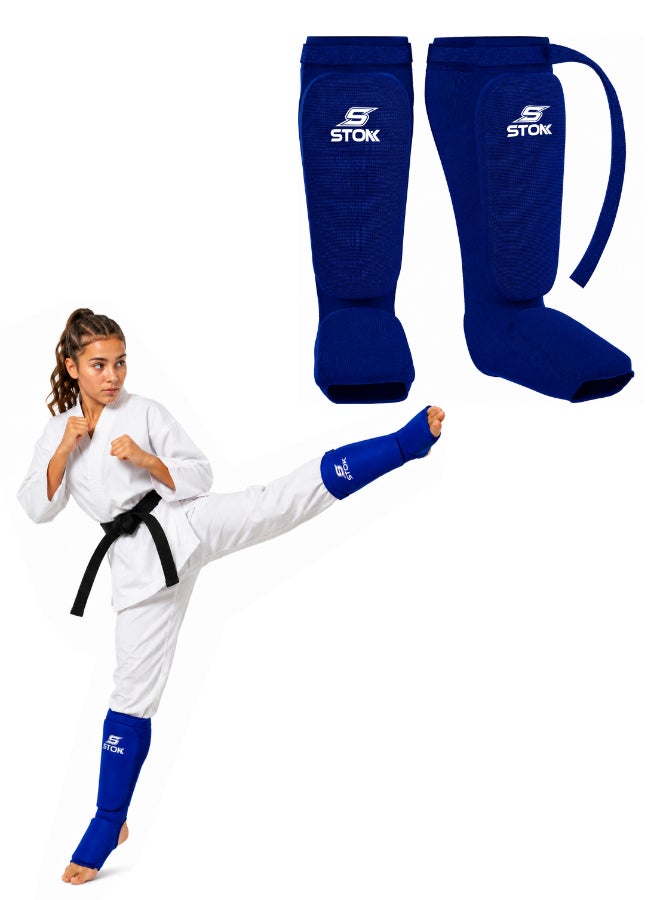 Stonk Shin Instep Guard Protective Leg Pad For Boxing MMA - Image 1