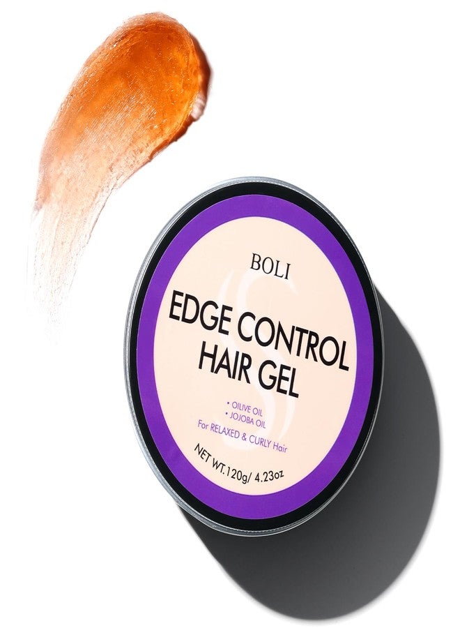 BOLI Strong Hold Edge Control Gel for Women, Styling Wax - Non-Greasy, Non-Flaking, No White Cast, Long Lasting, Shine & Smooth for All Hair Types (120g) - Image 1