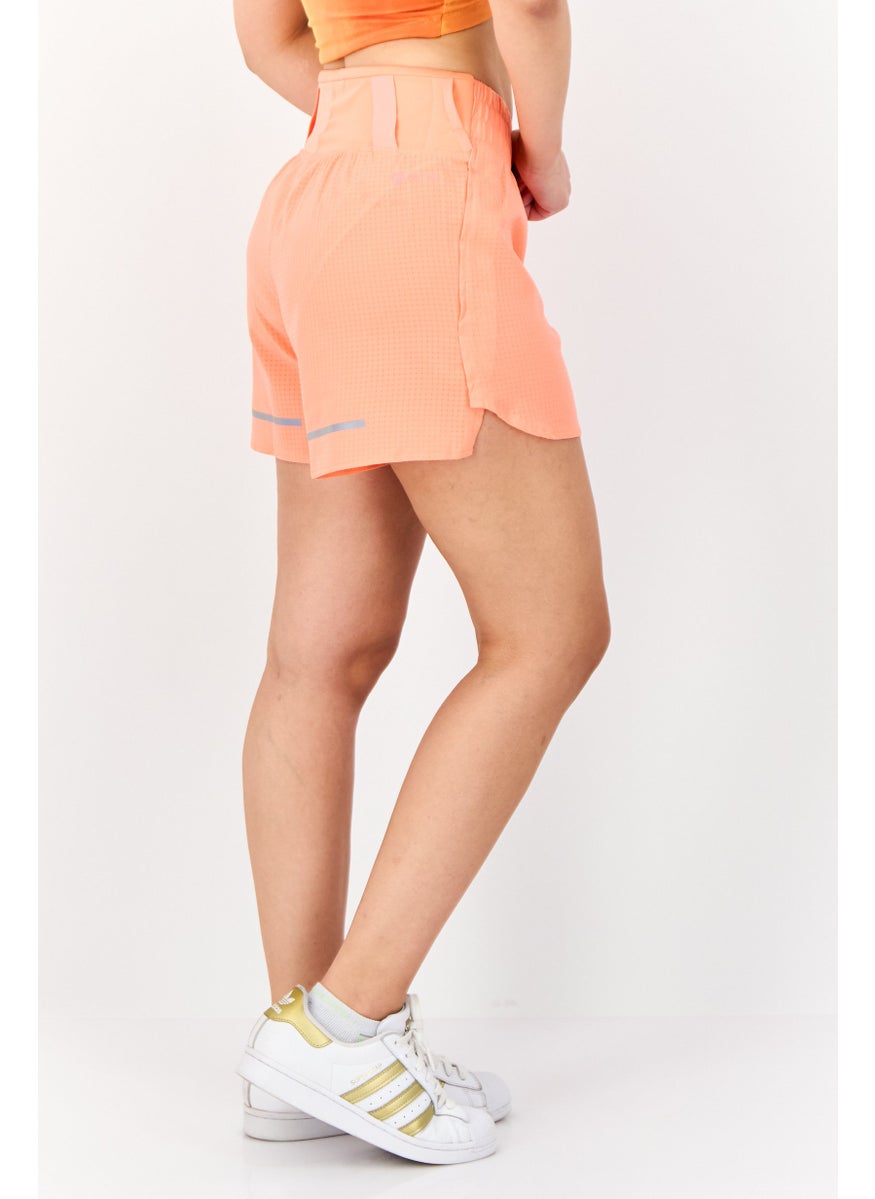 Adidas - Women Sportswear Fit 4 Inseam Outdoors Shorts, Coral - Image 1