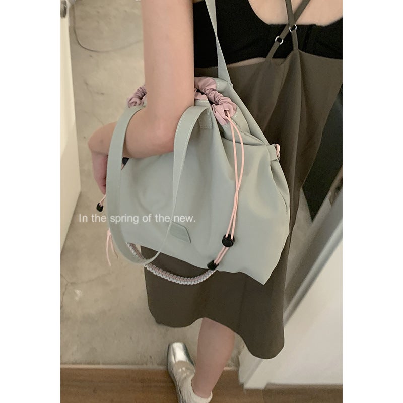Casual Simple Canvas Bag Women'S Summer Korean Style Tote Bag Versatile Large Capacity Shoulder Bag - Image 4