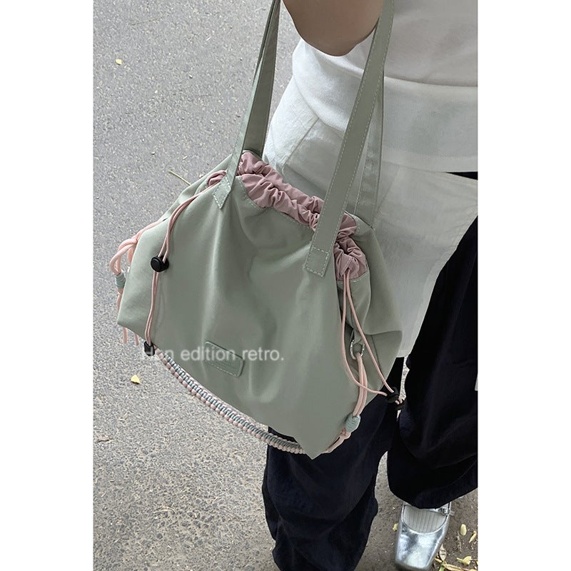 Casual Simple Canvas Bag Women'S Summer Korean Style Tote Bag Versatile Large Capacity Shoulder Bag - Image 5