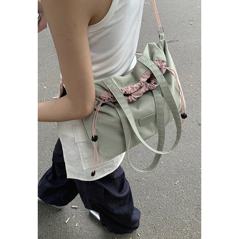 Casual Simple Canvas Bag Women'S Summer Korean Style Tote Bag Versatile Large Capacity Shoulder Bag - Image 1