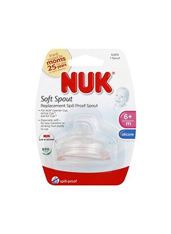 NUK رؤوس بديلة من نوك سيليكون شفاف - عبوة من 9 - Image 1