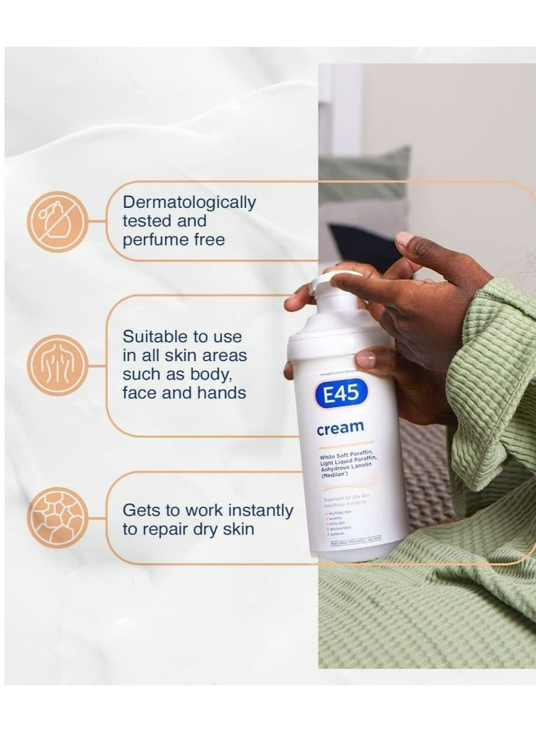 e45 - E45 Dermatological Moisturising Cream 500g - Image 1