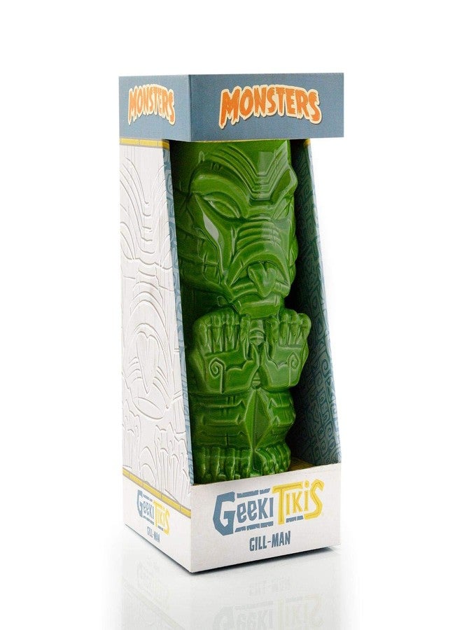 Geeki Tikis كوب سيراميك جيكي تيكيز سعة 18 أونصة | مونسترز جيل مان | أخضر ليموني - Image 4