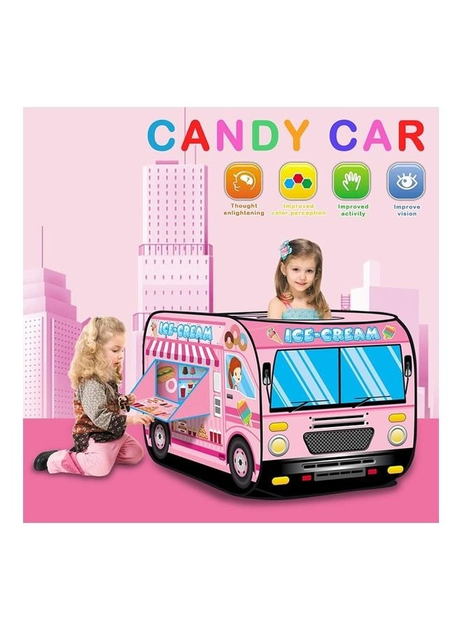 RollsTimi  Ice Cream Car Shaped Foldable Pop-Up Play Tent For Kids - Image 1