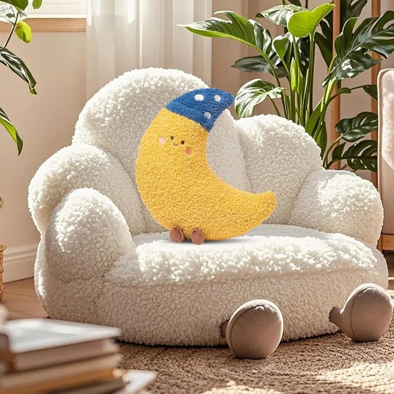 Moon Color Ergonomic Cushion For Pregnancy Rest Spine Alignment Sofa Lounging - Image 4