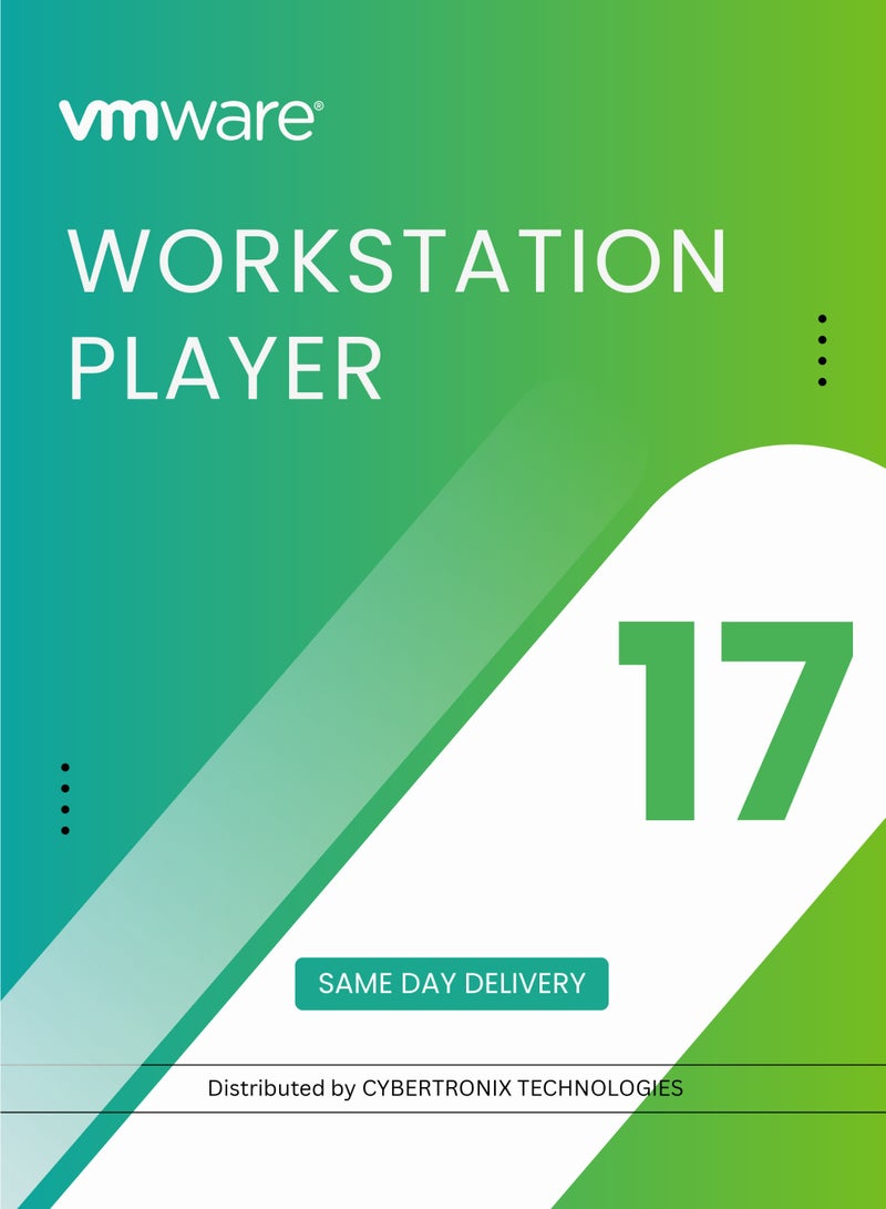 VMware Workstation Player 17 | Digital License | SAME DAY DELIVERY