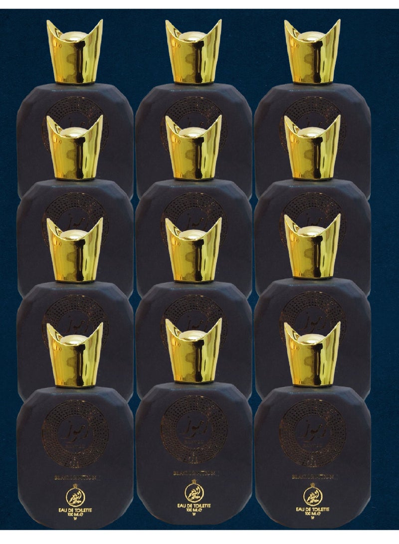 نجمة 12 قطع عطر رموز بلاك اديشن 100 مل EDT - Image 1