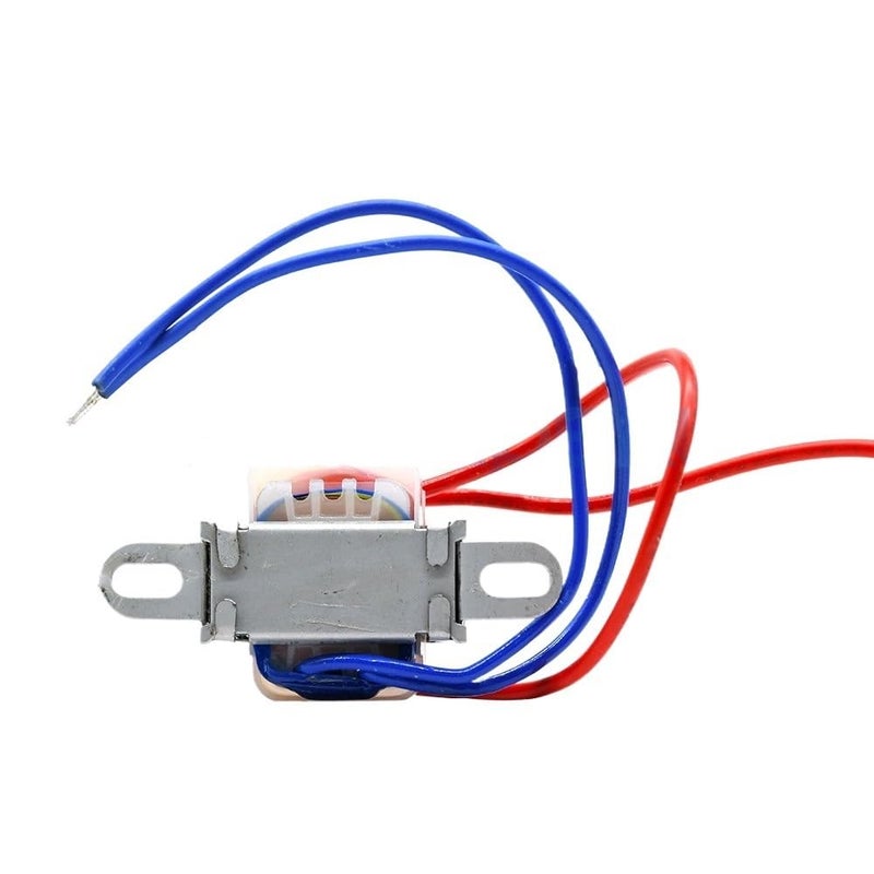 Power Transformer AC 220V to 6V 9V 12V Voltage 1W EI Copper Core 50Hz~60Hz Single Voltage 2 Line Copper(6V) - Image 3