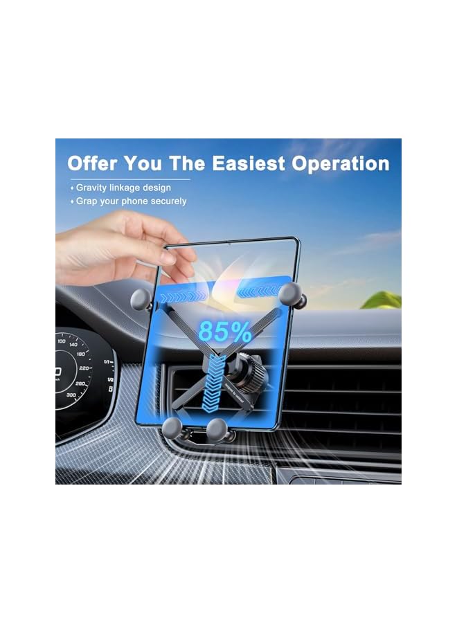S-TOP Fold 4 Car Mount, [2 Forms] Gravity Z Fold 5 4 Car Mount,[Thick Case Friendly] Cell Phone Holder Z Fold 4 Car Mount for Samsung Galaxy Z Fold 5 4 3 2 s23 22 Ultra iPhone 15 14 13 12 - Image 4