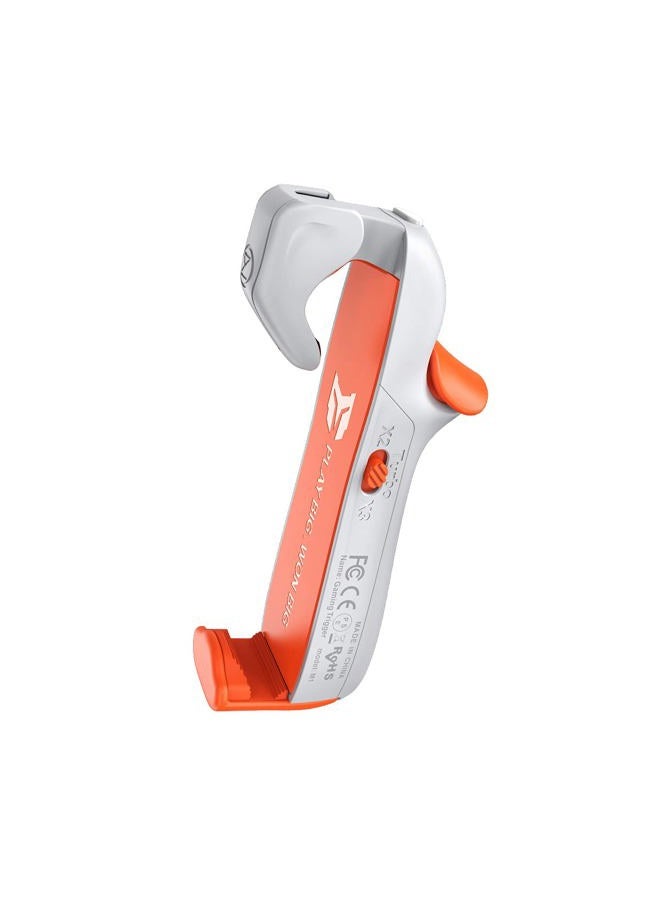 BIGBIG WON Mobile Gaming Triggers, Mobile Game Controllers Plug and Play for iOS and Android Phone 4.7-6.5 inches Game Trigger for PUBG/Fortnite/COD White (M1-1 Piece) - Image 1