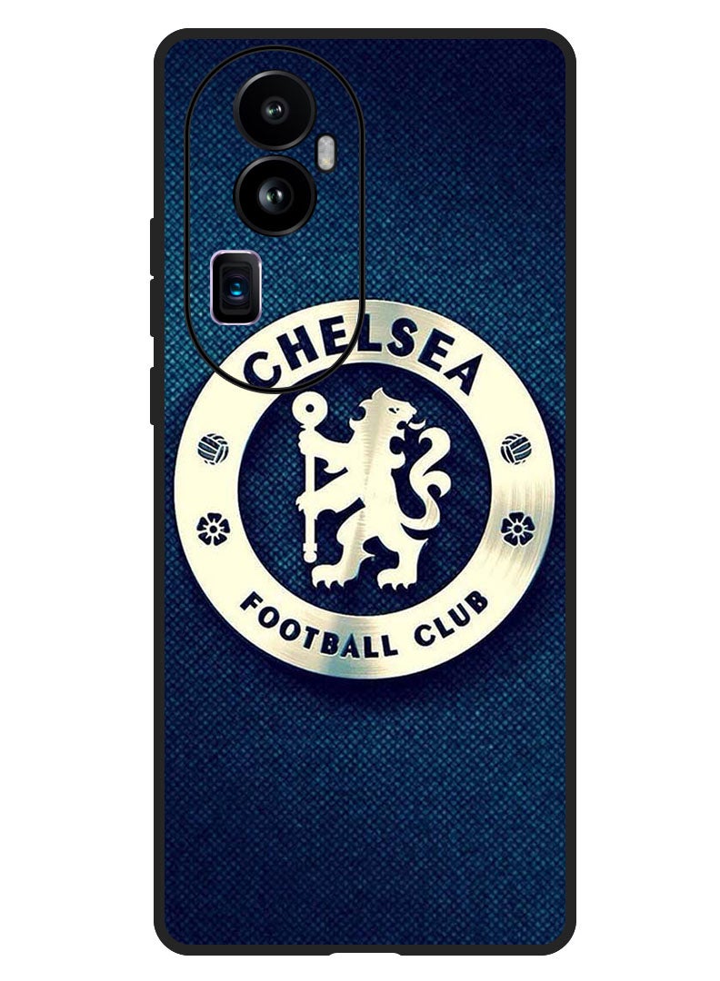 Theodor Protective Case Anti Scratch Shock Proof Bumper Cover For Oppo Reno 10 Pro Plus Chelsea Blue - Image 1
