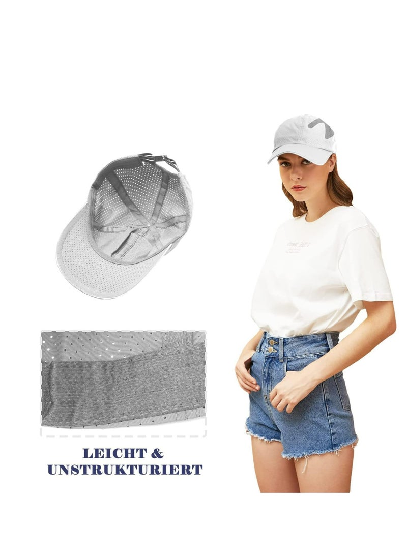 أوزيغالور القبعة الرياضية السريعة الجذب للرجال والنساء مروحة الهواء خفيفة الوزن المحافظة ضد الأشعة UV للأنشطة الخارجية، اللون أسود - Image 4