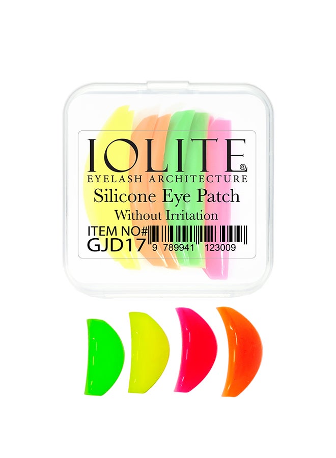 IOLITE 8-Pieces Eyelash Perming Curler Perm Pad Reusable Eyelash Perm Silicone Pads, Lift Rods Makeup Beauty Tool - GJD17 - Image 1
