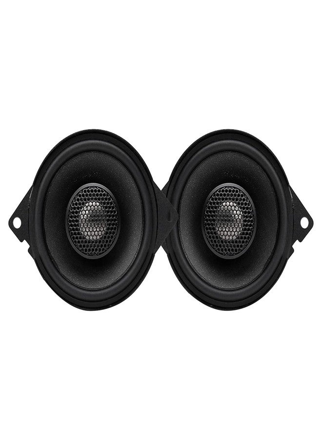 MB Quart 3.5” Coaxial Speaker Set for Jeep Wrangler JL/Gladiator JT, Front Dash or Rear Soundbar Upgrade, Direct Fit Car Audio with OEM Wiring, Black - Image 1