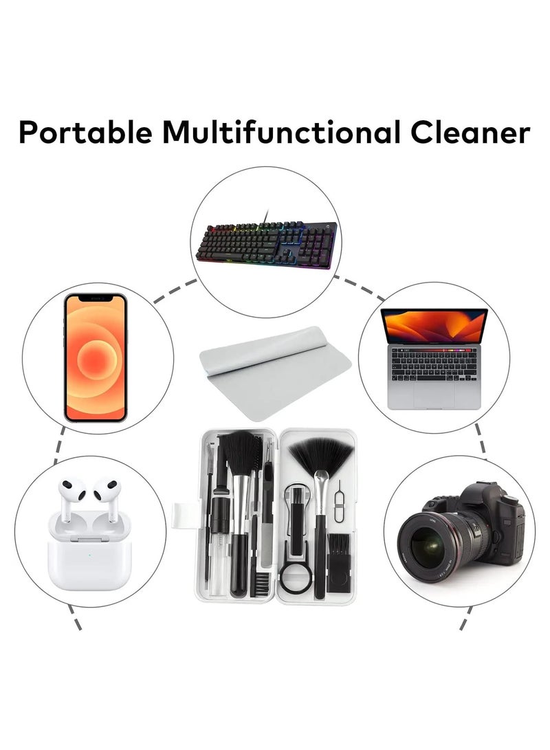 VIO 19 in 1 Electronics Cleaning Kit Multifunctional Gadget Cleaner Tool with Soft Brush Cleaning Pen for Keyboard Earbuds Phone Laptop Personal Computer Monitor Camera Watch TV Car Player - Image 4