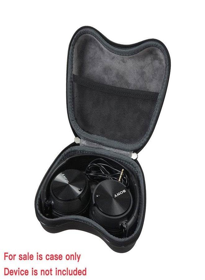 Hermitshell حافظة سفر صلبة هيرميتشل لسماعات سوني MDRZX110NC / سوني MDR-ZX110 / ZX110AP / ZX110NC / ZX310AP و JBL JR 300BT / 310BT فوق الأذن (الحجم 2) - Image 3