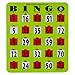MR CHIPS JamProof EasyRead Large Print Fingertip Bingo Cards with Sliding Windows 50 Pack in Green Style - Image 3