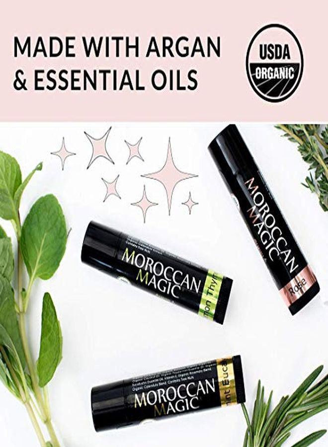 Moroccan Magic Organic Lip Balm 5 Piece Variety Pack Gift Set | Organic Argan And Essential Oils | Smooth | Natural | NonToxic | Cruelty Free | 5 Pack - Image 3