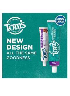 Tom's of Maine Tom's of Maine Whole Care Natural Toothpaste with Fluoride, Cinnamon Clove, 4.0 oz. 3-Pack  - Image 2