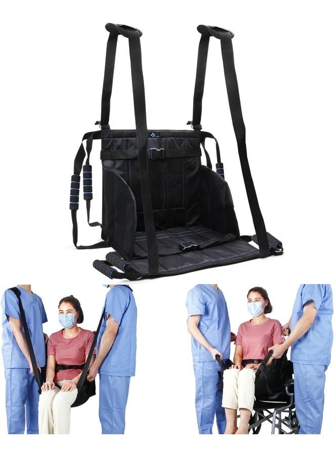 Transfer Belt Patient Lift Aid Slide Board For Lifting Seniors Wheelchair Seatbelt Stair Lifts Assist Transferring For Elderly Bariatric, Handicap Mobility Aids Equipment (8 Handles + 2 Straps) - pzsku/ZE0CA920033E25567E39DZ/45/_/1725942251/e893a64f-941f-43b7-b5cf-f03f0c0f8baa