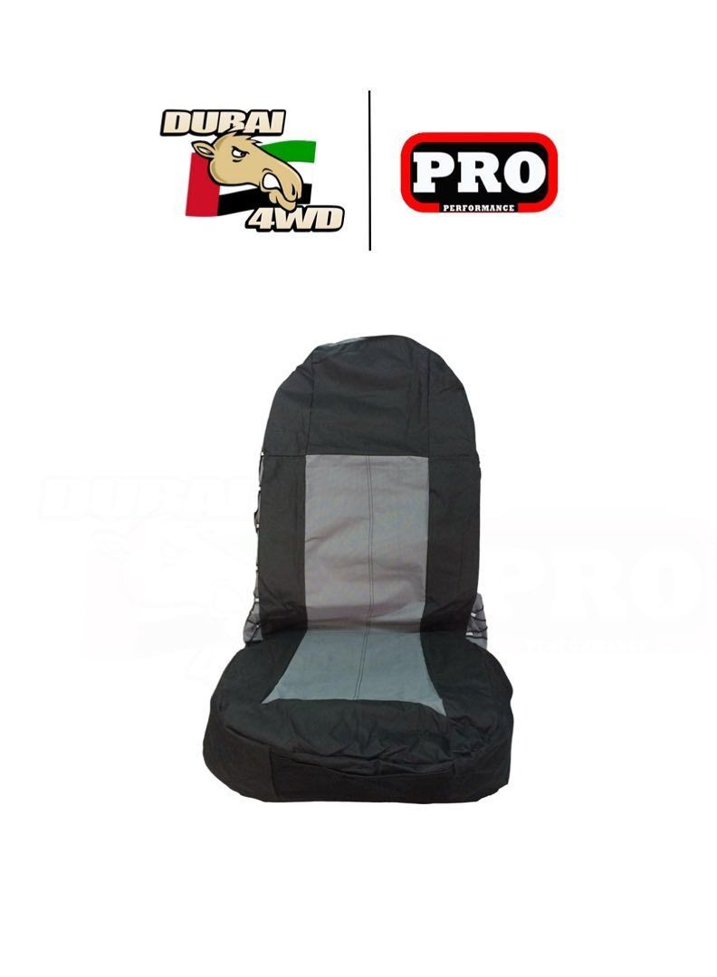 Pro Performance Seat Cover Universal Green Blue Grey and Black - Image 2