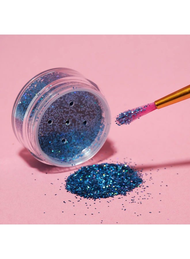 Moon Glitter هولوجرافيك جليتر شيكرز من مون جليتر – 100% جليتر تجميلي للوجه والجسم والأظافر والشعر والشفتين - 0.17 أونصة - مجموعة من 5 ألوان - Image 4