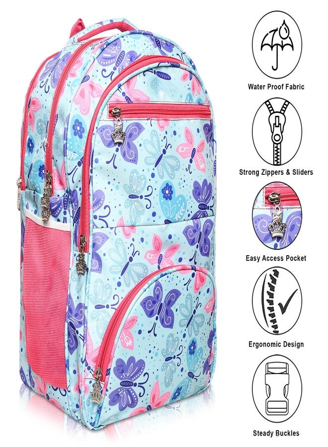 Stylbase 27L School Bag for Boys | Premium Polyester Backpack Bags for Women & Men | 5 Compartments Lightweight & Water Resistant | Stylish College Bag for Girls & Backpack for Travelling - Image 4
