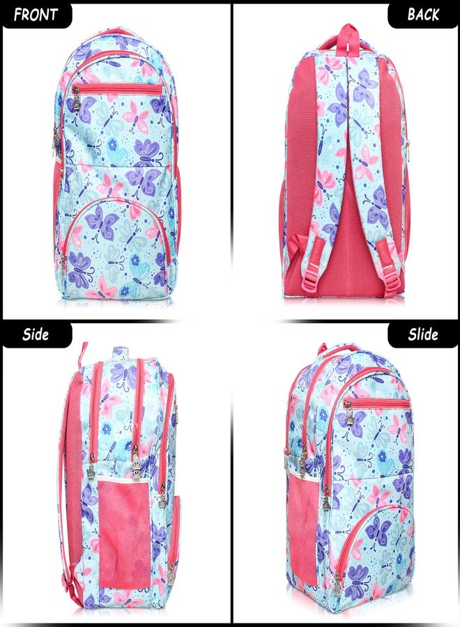 Stylbase 27L School Bag for Boys | Premium Polyester Backpack Bags for Women & Men | 5 Compartments Lightweight & Water Resistant | Stylish College Bag for Girls & Backpack for Travelling - Image 3