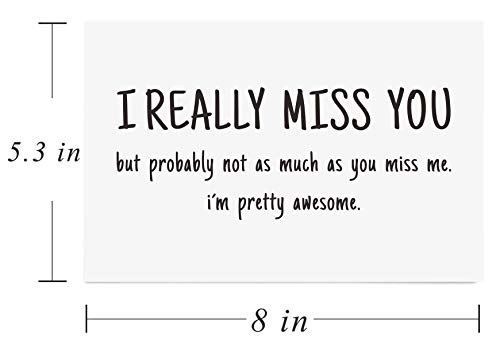 Gonzey Funny I Miss You Card,Really Missing You Cards For Him Or Her - Image 2