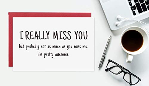 Gonzey Funny I Miss You Card,Really Missing You Cards For Him Or Her - Image 3