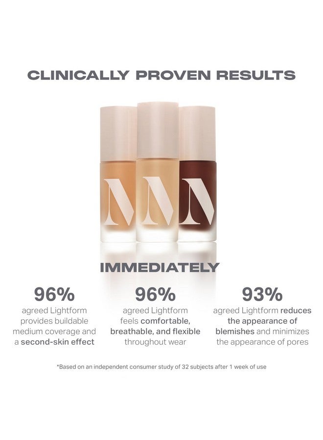 مورفي كريم أساس سائل من مورفي لايت فورم - مكياج أساس بترطيب ممتد مع لمسة نهائية طبيعية مشرقة تدوم طويلاً - تركيبة تدوم طويلاً مع تغطية متوسطة قابلة للبناء - فاتح 03C (1.01 أونصة سائلة) - Image 5