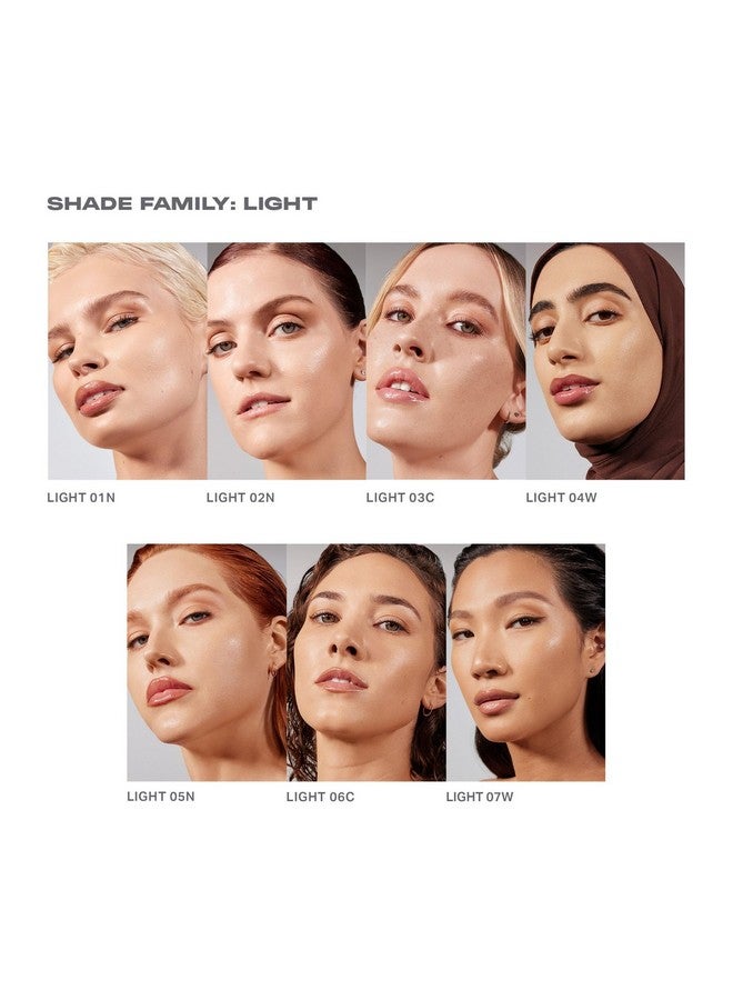 مورفي كريم أساس سائل من مورفي لايت فورم - مكياج أساس بترطيب ممتد مع لمسة نهائية طبيعية مشرقة تدوم طويلاً - تركيبة تدوم طويلاً مع تغطية متوسطة قابلة للبناء - فاتح 03C (1.01 أونصة سائلة) - Image 4