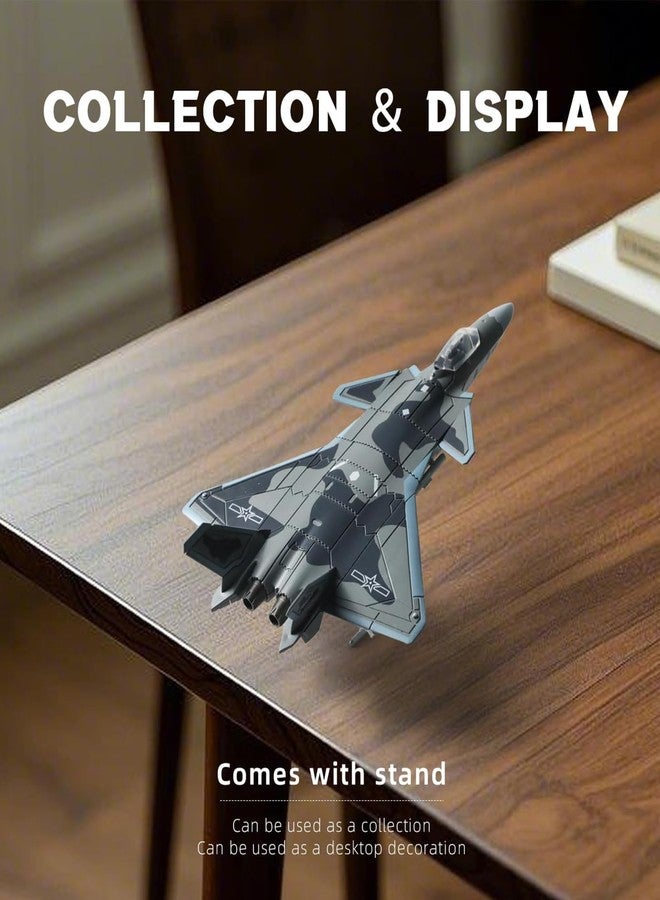 Vihaanta Fighter Jet Toy, 1:100 J-20 Stealth Fighter Model, Detailed Aircraft Display for Aviation Enthusiasts and Collectors, Perfect for Home, Office, Cafe and Bar Decor - Image 5