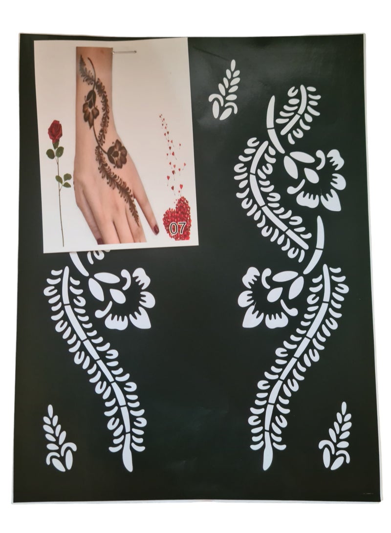 Henna Mould Sticker for Both Hands - Image 2