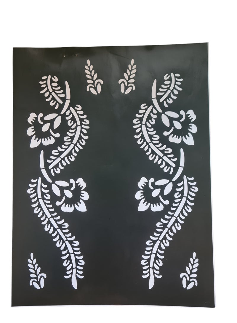 Henna Mould Sticker for Both Hands - Image 1
