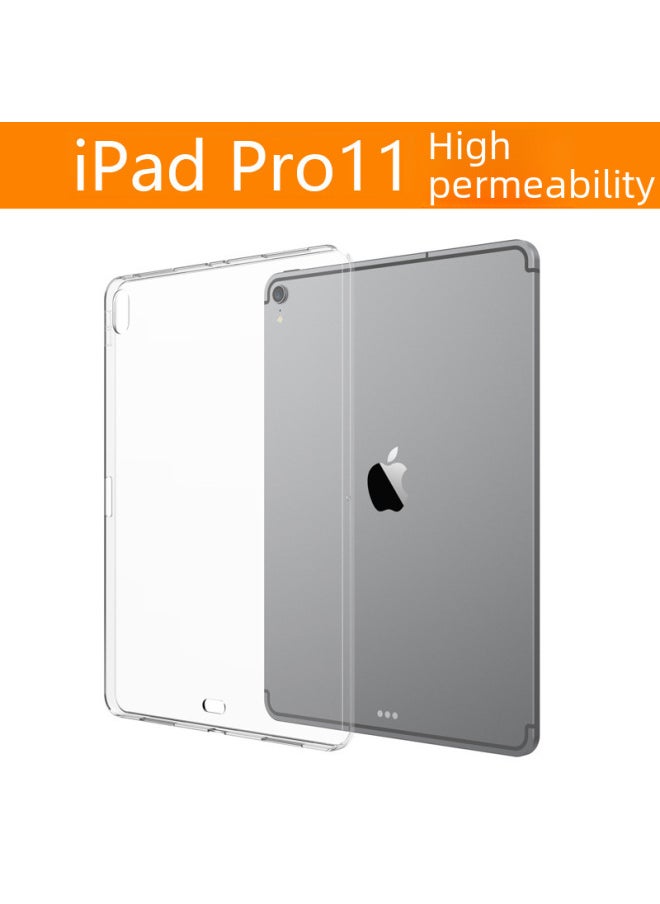Generic - For Ipad Case 10.2 Transparent Anti-drop Pro11 Air11 13 Mini7 12.9 2024-Color:Transparent (down Jacket)-Applicable Model:Air13 "/2024/Special - Image 1