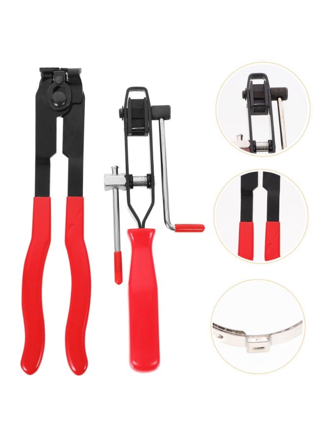 2pcs Auto Repair Tool, Boot Clamp Tool, Multifunctional Automatic Maintenance Pliers, Easy To Use, Ball Cage Disassembly Tool, Hose Clamp - Image 1