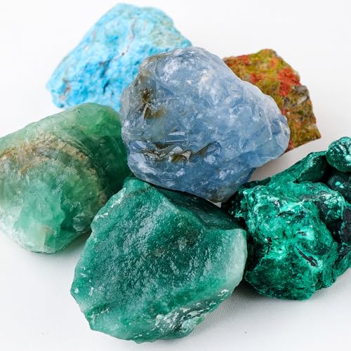 Apengshi 1.2-2'' Green Aventurine Raw Stone Natural Crystal Healing Crystal and Stone Rough Rocks for Fountain Home Garden Decor Meditation - Image 4