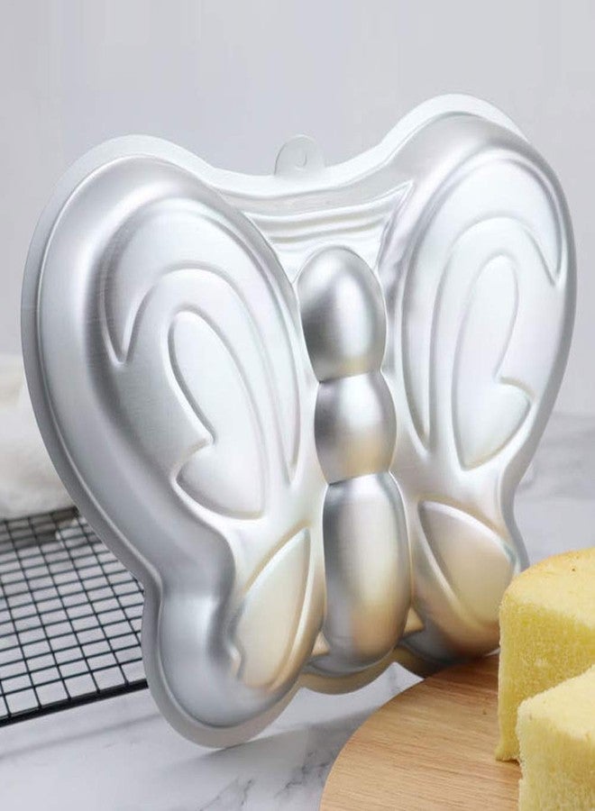 TinLeJa Cake Decorator Preferred Butterfly Shaped Birthday Party Cake Pan, 3D Aluminum Cake Decorating Mould Baking Pan Kitchen Supplies - Image 4