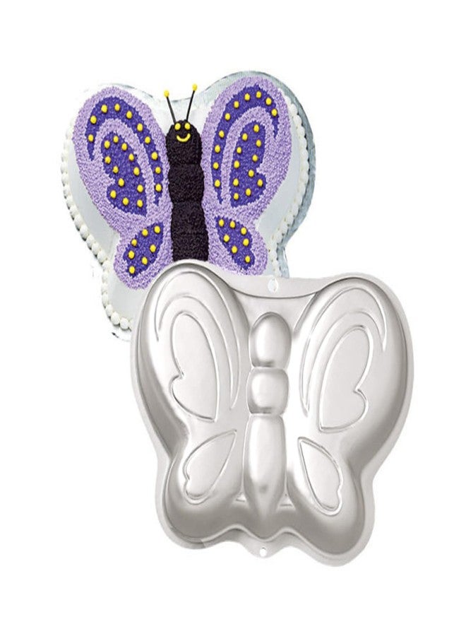 TinLeJa Cake Decorator Preferred Butterfly Shaped Birthday Party Cake Pan, 3D Aluminum Cake Decorating Mould Baking Pan Kitchen Supplies - Image 1
