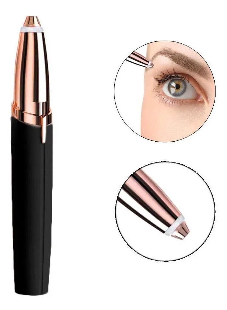 MARGOUN Electric Razor for Women with LED Light for Instant and Painless Hair Removal Black - Image 1