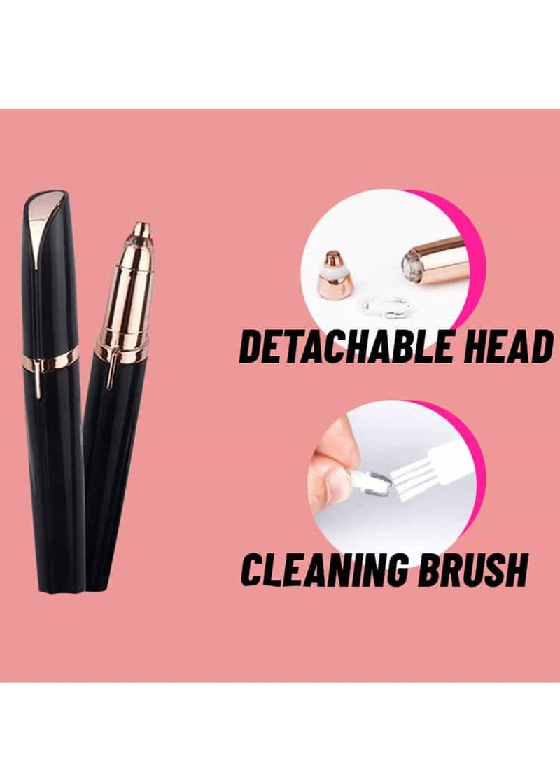 MARGOUN Electric Razor for Women with LED Light for Instant and Painless Hair Removal Black - Image 5