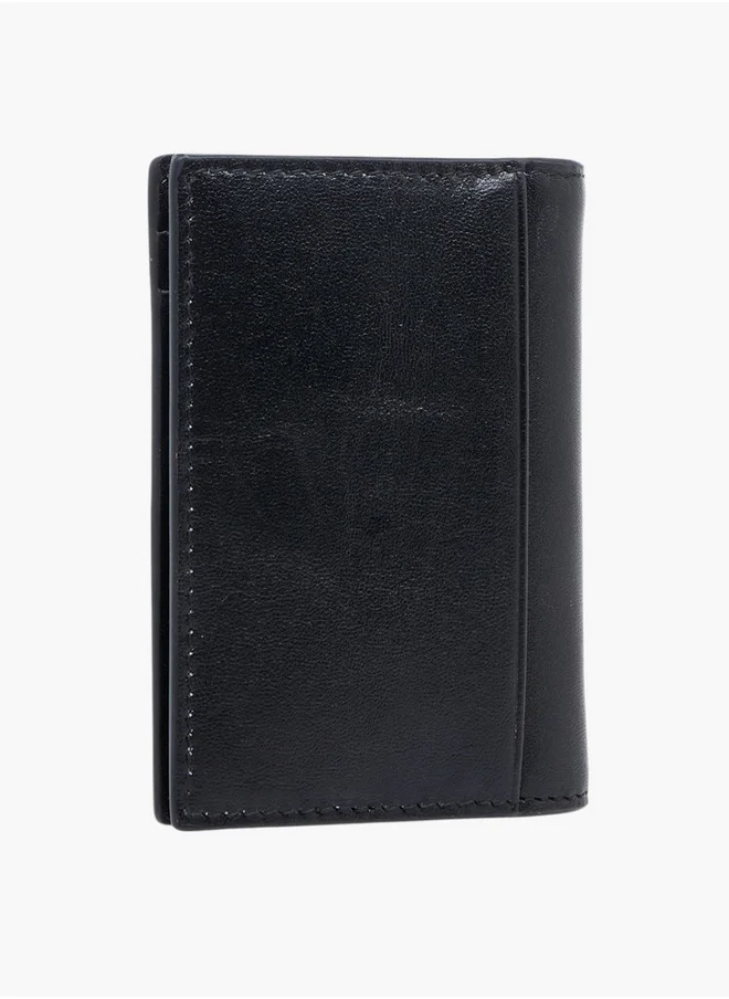 DUCHINI Solid Bi-Fold Card Holder