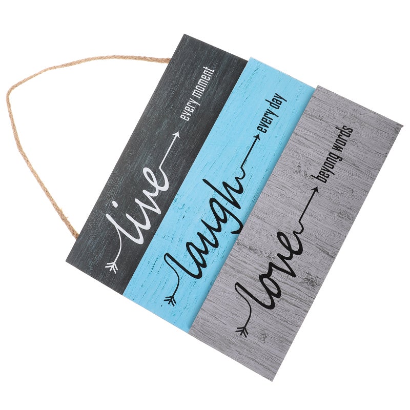 Rustic Wall Sign Farmhouse Wood Hanging Sign Plaque Wall Decoration - Image 2